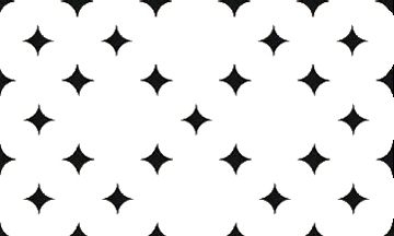 White tiles with black diamond highlights